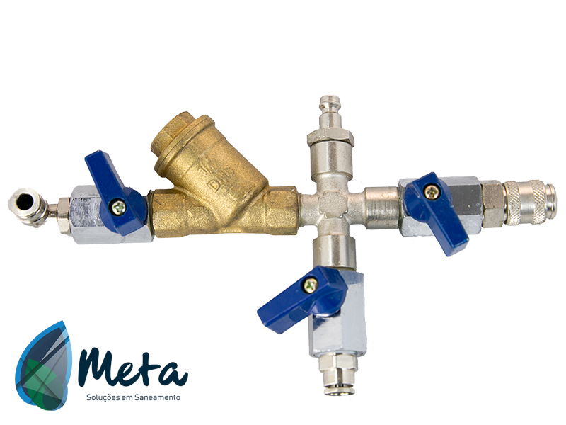 A Meta Saneamento oferece �s empresas o Controlador inteligente de V�lvulas Redutoras de Press�o com sa�da de press�o modulada - faz o controle modulado da press�o de sa�da da V�lvula Redutora: press�es m�ximas e m�nimas predeterminadas de forma mec�nica.