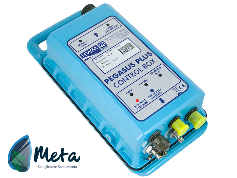 A Meta Saneamento oferece �s empresas o Controlador inteligente de V�lvulas Redutoras de Press�o com sa�da de press�o modulada - faz o controle modulado da press�o de sa�da da V�lvula Redutora: press�es m�ximas e m�nimas predeterminadas de forma mec�nica.