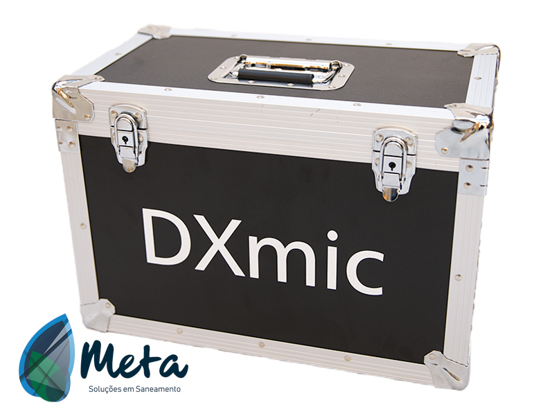 O Geofone Digital DXMIC tem a capacidade de capturar ru�dos provocados pelos vazamentos utilizando uma faixa de frequ�ncia bastante ampla. Ele possui o melhor n�vel de qualidade sonora e exibe caracter�sticas como filtro autom�tico e tela de frequ�ncia.